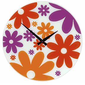 Next Flower Wall Clock