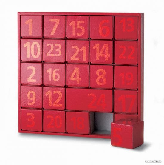 Advent Calendar Red