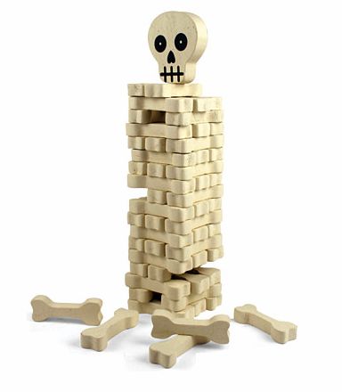 Chocosho bone-stacking game