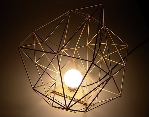 Framed light – lamp by Julian Mayor