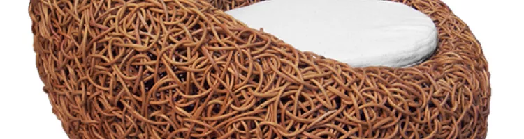 PIE Studio, Natural Spaghetti chair