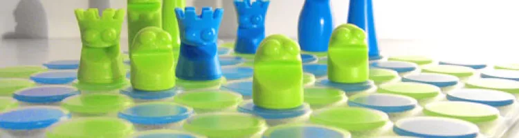 Rubber chess set