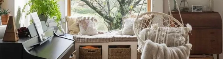 A rustic interior that generates a calm atmosphere