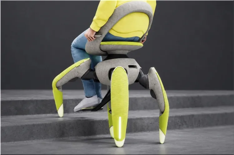 Toyota Walk Me: Stair-Climbing Chair