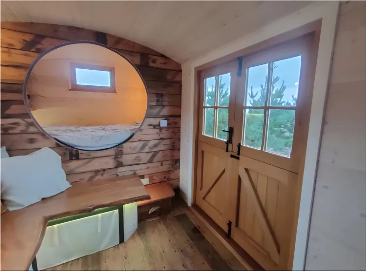 Converted railway carriage