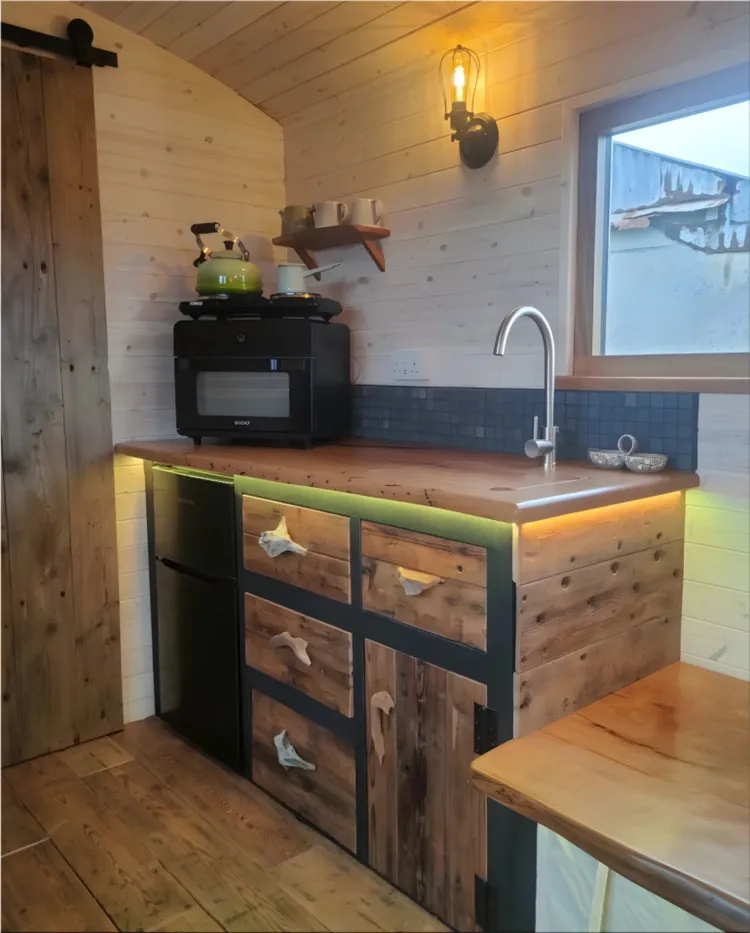 Converted railway carriage