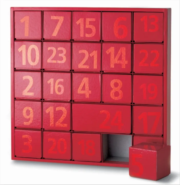 Advent Calendar Red