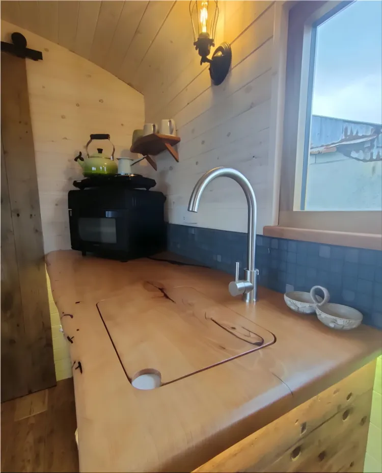 Converted railway carriage