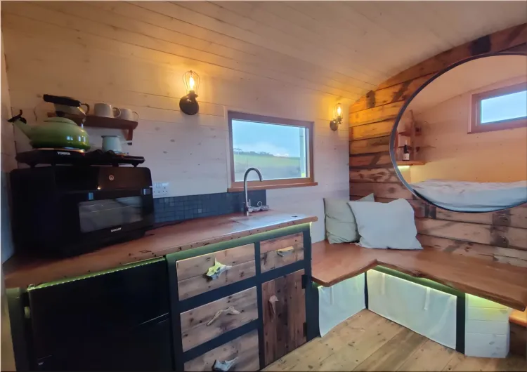 Converted railway carriage