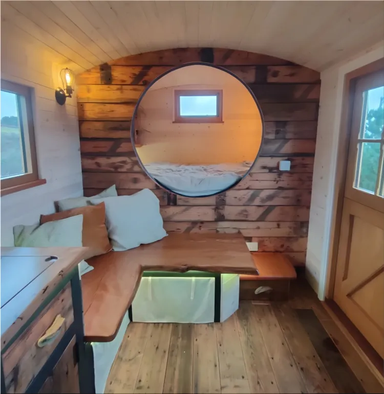 Converted railway carriage