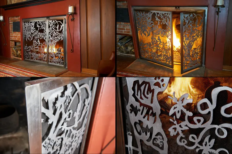Family Tree fireplace