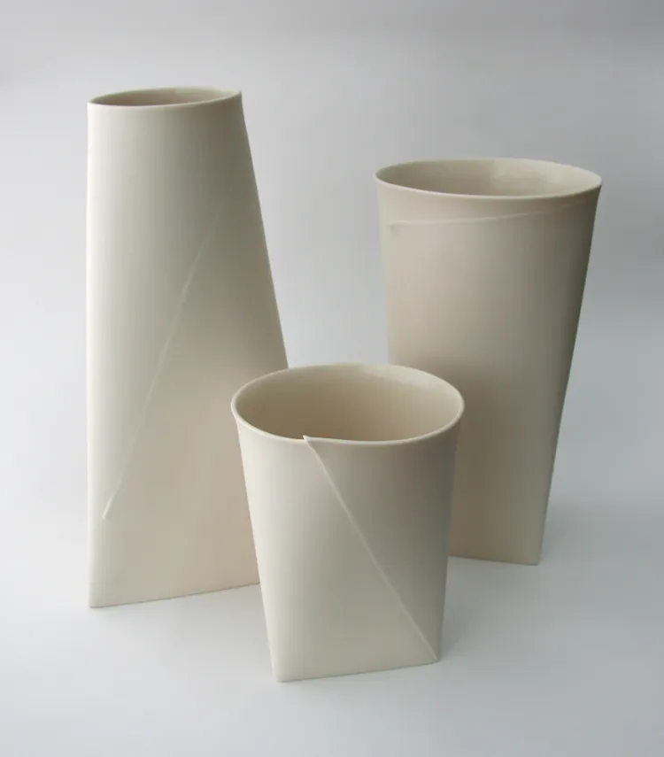 Large Folded A Vases