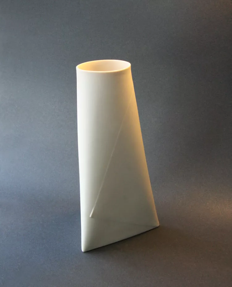 Large Folded A Vase