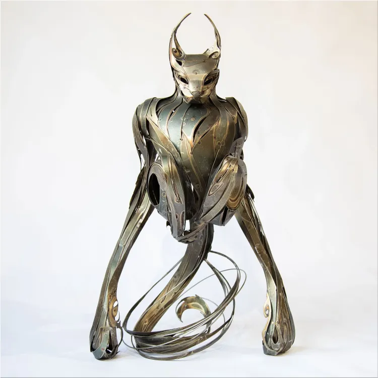 Georgie Seccull Fluid Metal Sculptures