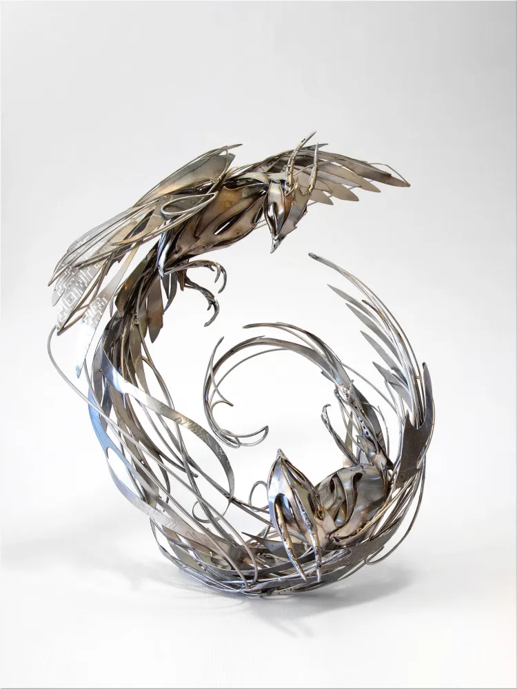 Georgie Seccull Fluid Metal Sculptures