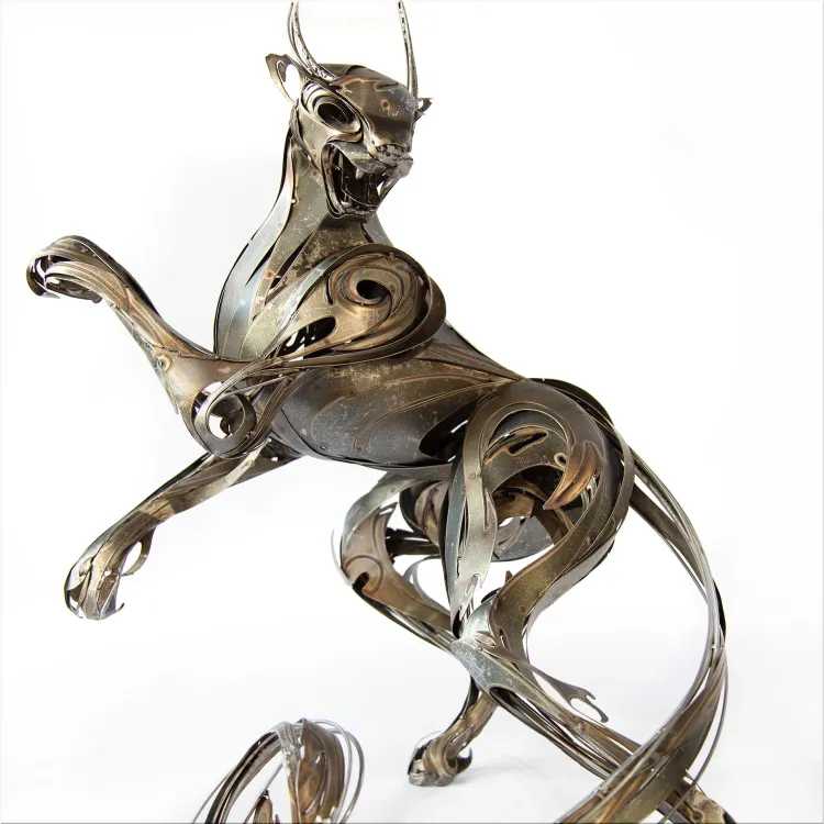 Georgie Seccull Fluid Metal Sculptures