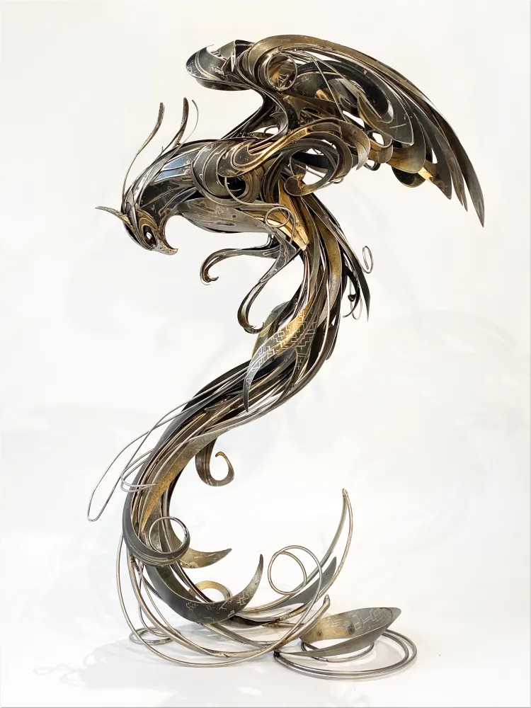 Georgie Seccull Fluid Metal Sculptures