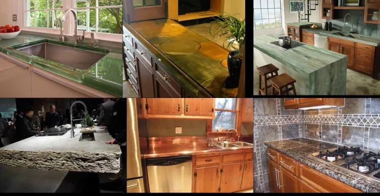 Modern kitchen countertop