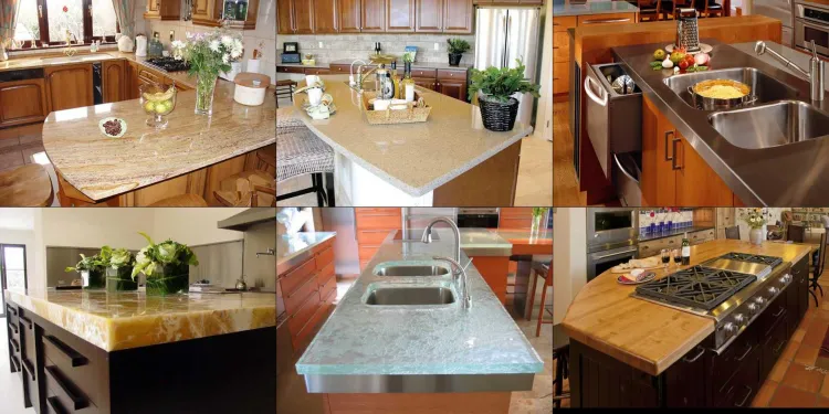 Modern kitchen countertop
