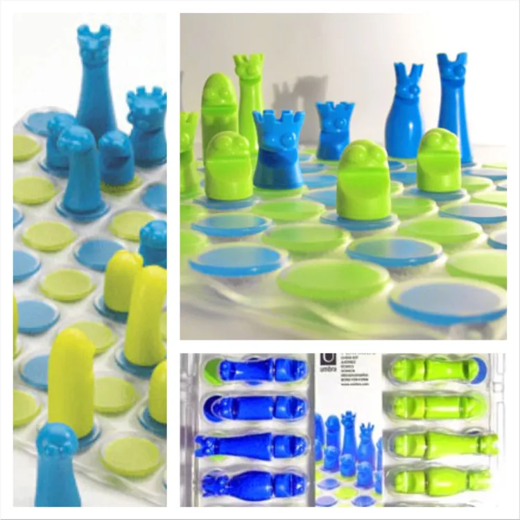 Rubber chess set