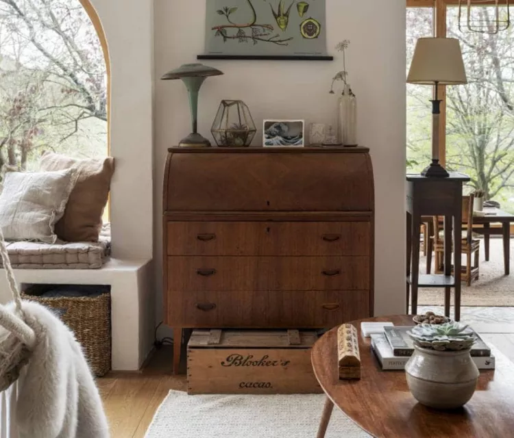 Rustic bedside tables