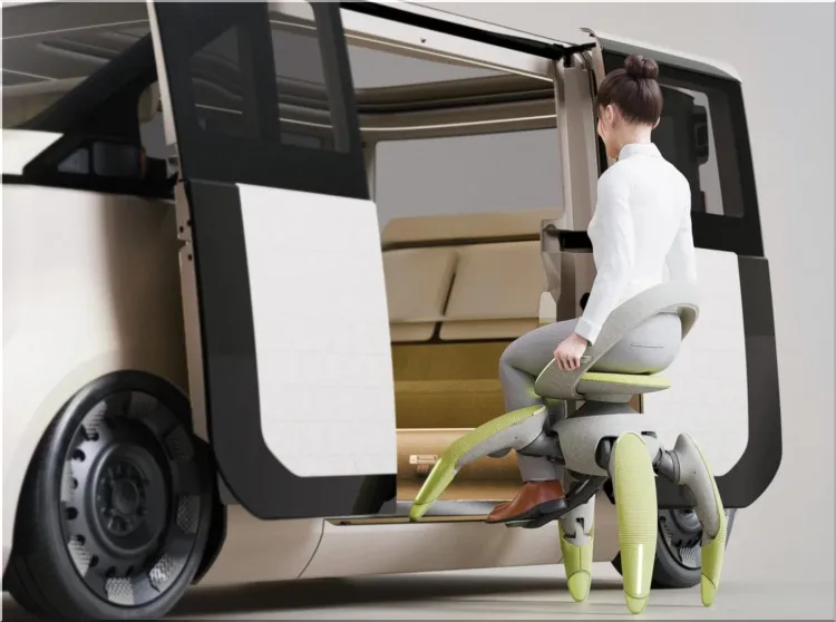Toyota Walk Me: Stair-Climbing Chair