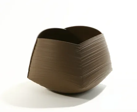 Ann Van Hoey ceramics, on chocolate