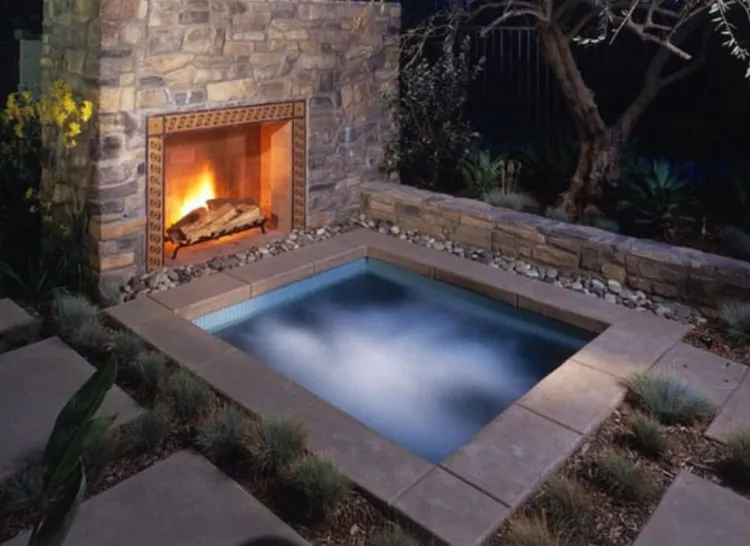 backyard spa