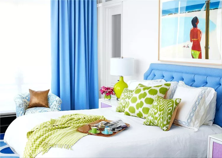 blue bedroom