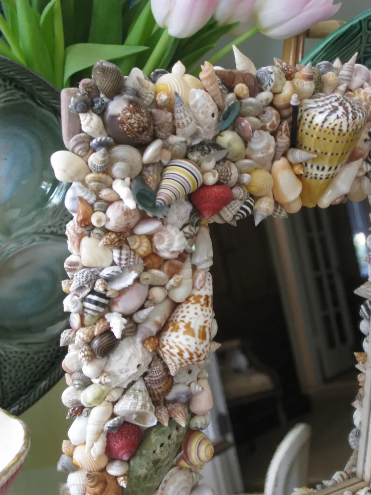 Collectable Handmade Shell Mirror