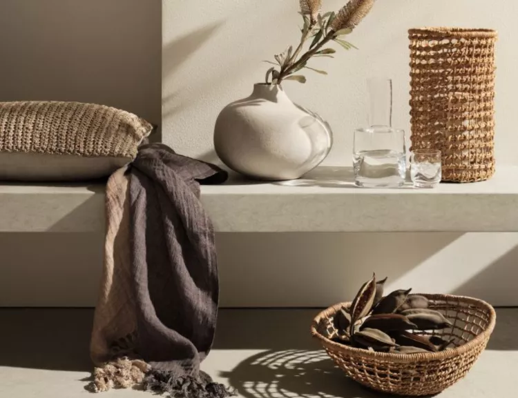 collection made of natural materials