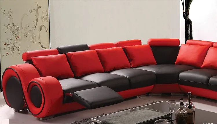 convertible leather sofa