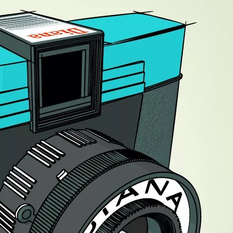 Lomo Diana Camera Print from Sean Tubridy, close-up