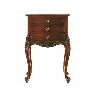 Two-drawer bedside cabinet