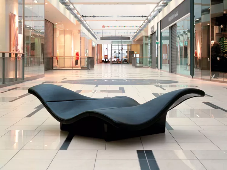 Erik Jørgensen Waves sofa, classic black