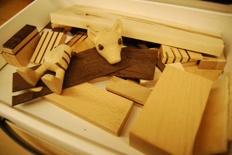Josh Finkle, Extinct Toys, raw material