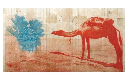 Fauna Balsa Wall Hanging, Camel