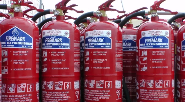 fire extinguishers