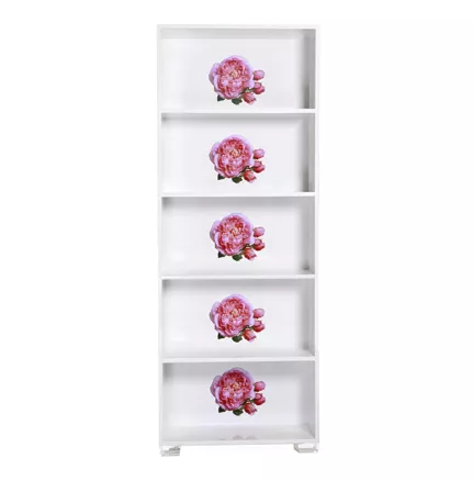 Floral Art, Rosebud Bookshelf