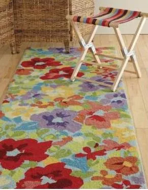 Giverny Hooked Wool Rug
