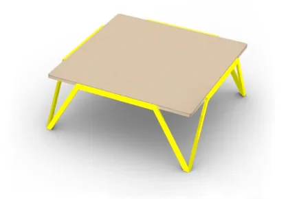 Corner coffee table