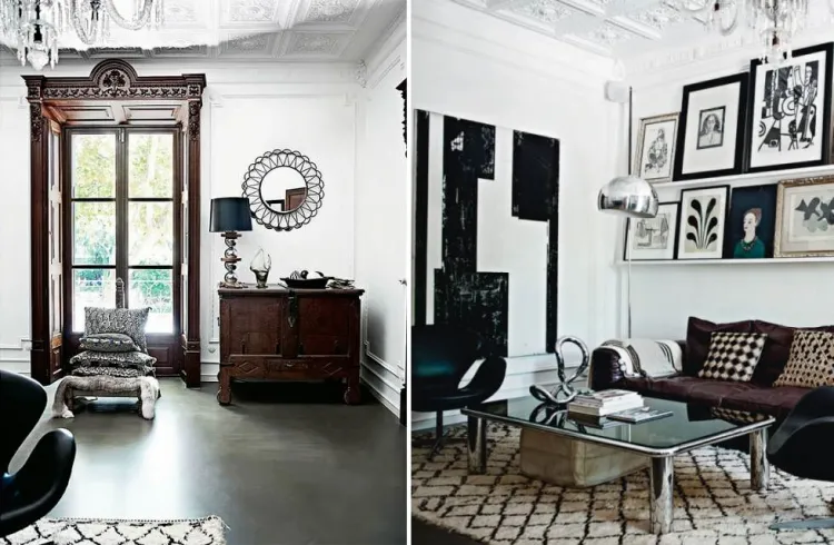 Malene Birger house, Mallorca, living room