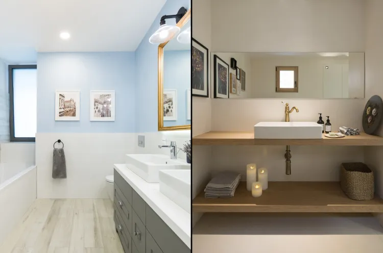 paintings in bathrooms