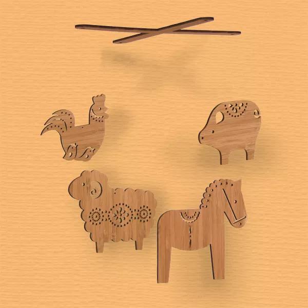 Petit Collage - Farm Mobile