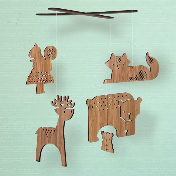 Petit Collage - Forest Mobile