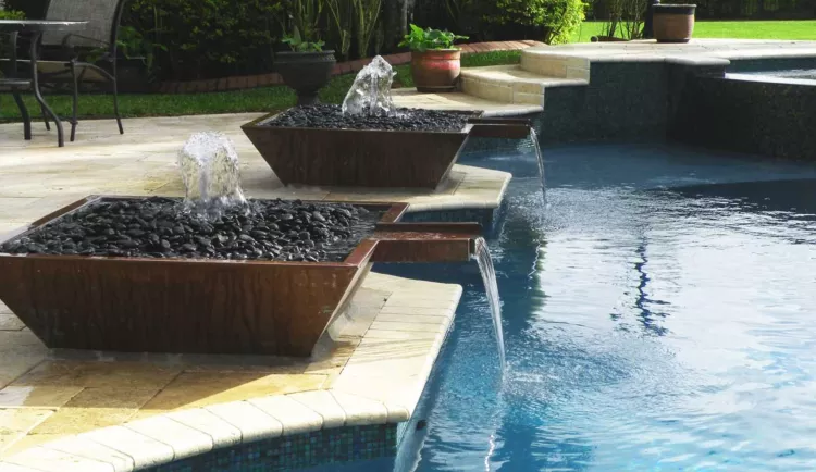 Pool Water Fountain