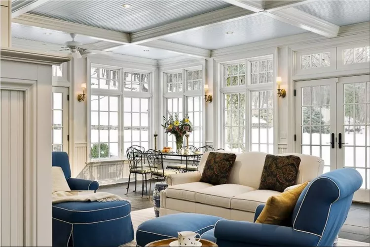 Porch in Classic English style