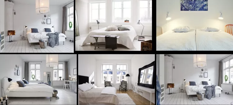 Scandinavian bedroom design