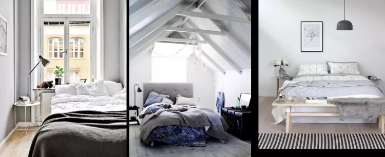 Scandinavian bedroom design