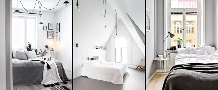 Scandinavian bedroom design